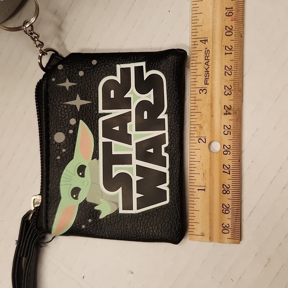 Disney Star Wars Backpack Purse New Coin Purse Wristlet Mandalorian - Picture 4 of 15